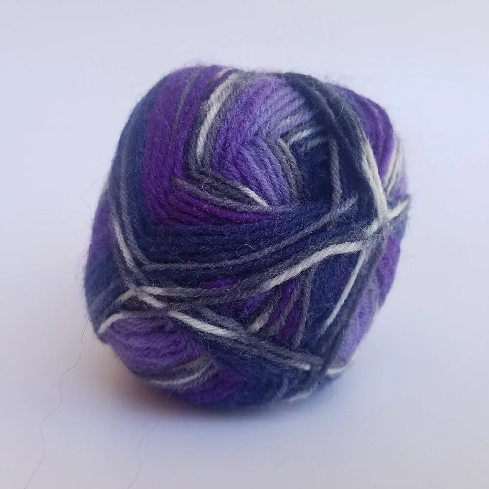 4-pack Ice Yarns Super Sock in Purple Shades Grey 4 skeins of yarn